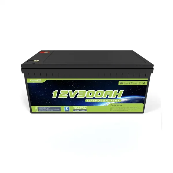 12V 300Ah LiFePO4 lithium battery