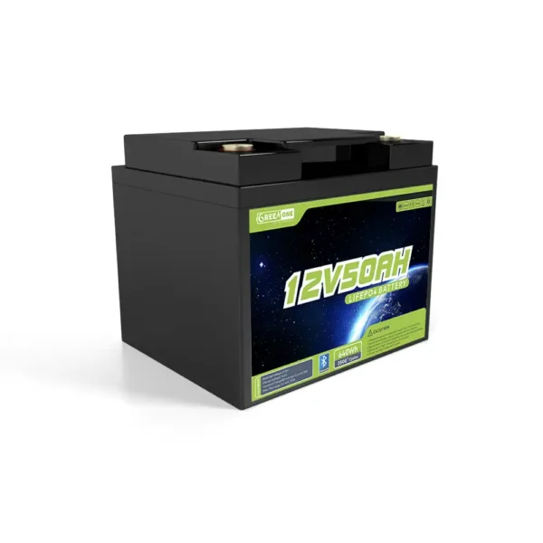 12V 50Ah LiFePO4 lithium battery