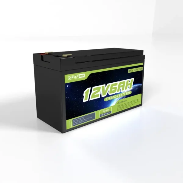 12V 6AH LiFePO4 battery